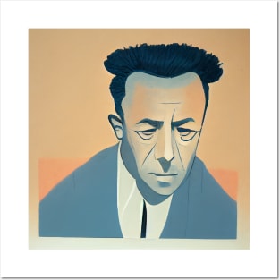 Albert Camus | Cartoon style Posters and Art